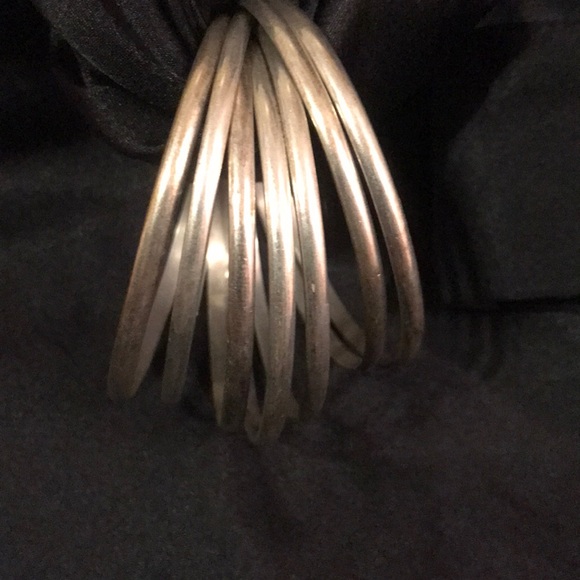 🔥Seven .925 sterling silver bracelets!  Bangles🔥 - Picture 2 of 7